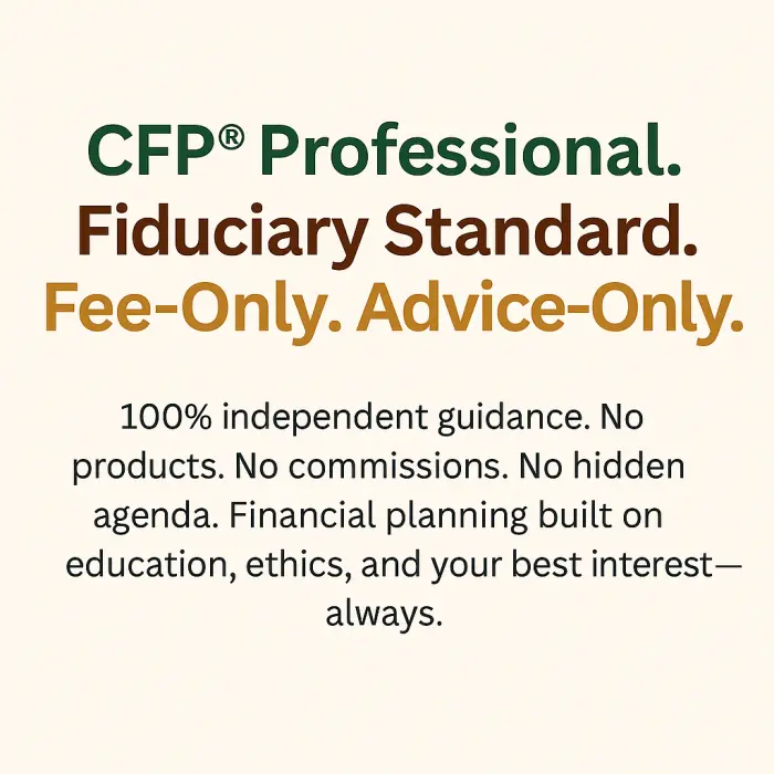 CFP® fiduciary and fee-only financial planner providing independent, advice-only financial guidance — Abundance Financial Planning.